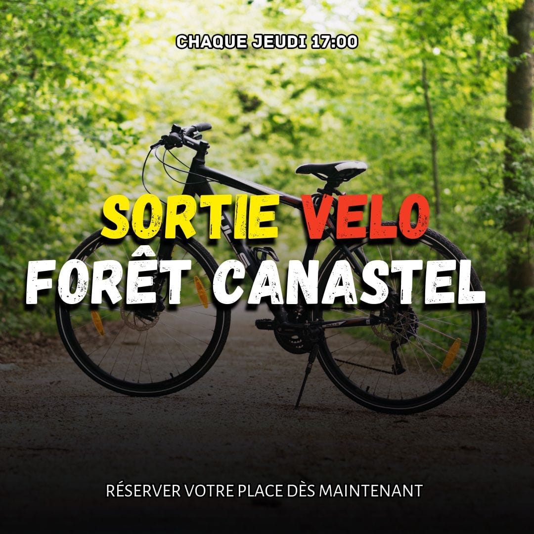 Sortie velo forêt de canastel